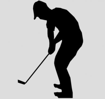 2D高尔夫剪影SU模型下载_sketchup草图大师SKP模型