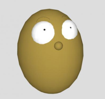 植物大战僵尸的土豆地雷SU模型下载_sketchup草图大师SKP模型