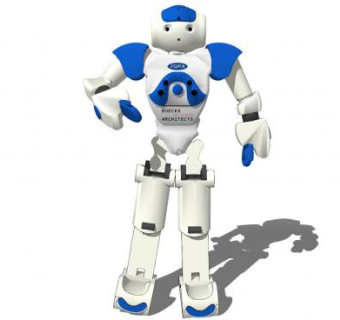 跳舞机器人SU模型下载_sketchup草图大师SKP模型