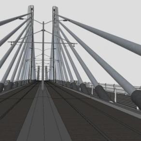 跨海大桥桥梁SU模型下载_sketchup草图大师SKP模型