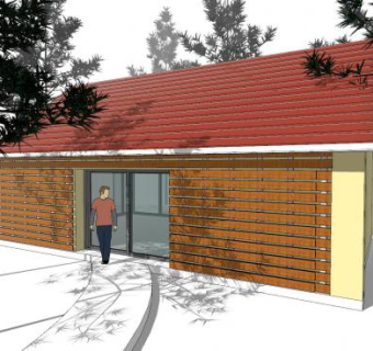 乡间木屋房子SU模型下载_sketchup草图大师SKP模型