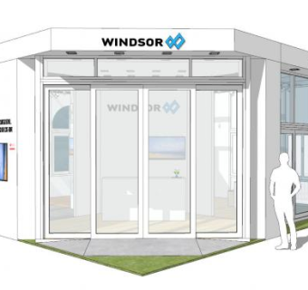 现代玻璃房展厅建筑SU模型下载_sketchup草图大师SKP模型