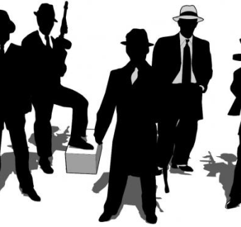 2D剪影人物上海滩人物SU模型下载_sketchup草图大师SKP模型