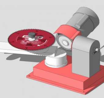 砂轮机工业设备SU模型下载_sketchup草图大师SKP模型