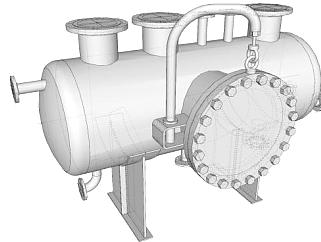 酸性气体收集器SU模型下载_sketchup草图大师SKP模型