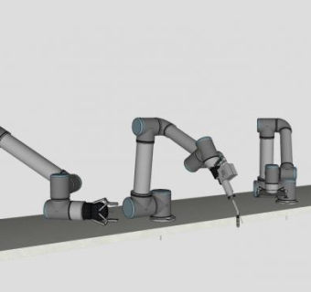 工厂的机器手臂SU模型下载_sketchup草图大师SKP模型