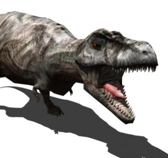 霸王龙恐龙SU模型下载_sketchup草图大师SKP模型