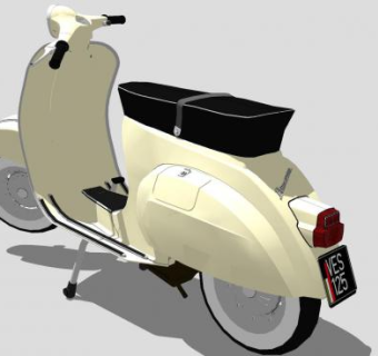 电动车摩托车SU模型下载_sketchup草图大师SKP模型