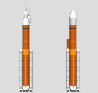 运载火箭外观SU模型下载_sketchup草图大师SKP模型