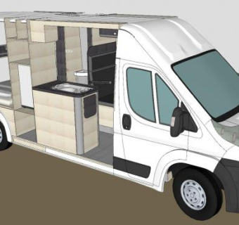 房车内部结构SU模型下载_sketchup草图大师SKP模型