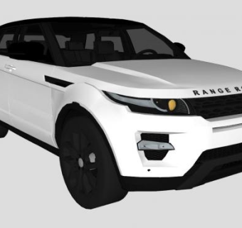 路虎SUV越野车SU模型下载_sketchup草图大师SKP模型