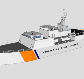 搜救打捞船SU模型下载_sketchup草图大师SKP模型