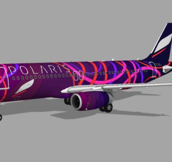 航班飞机客机民航SU模型下载_sketchup草图大师SKP模型