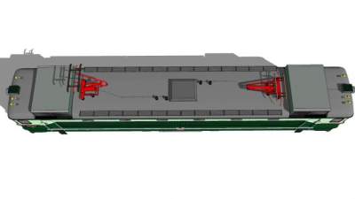 中国老款绿皮火车SU模型下载_sketchup草图大师SKP模型