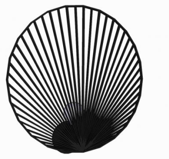 扇形壁灯SU模型下载_sketchup草图大师SKP模型