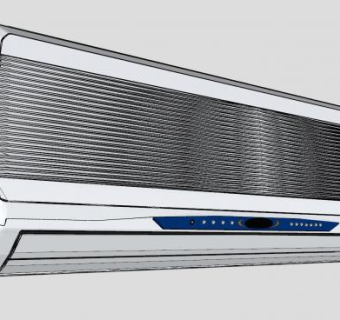 挂式电器空调SU模型下载_sketchup草图大师SKP模型