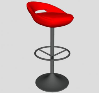 吧台凳吧台椅高脚凳SU模型下载_sketchup草图大师SKP模型