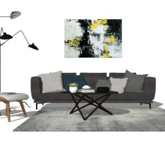 枝形吊灯SU模型下载_sketchup草图大师SKP模型