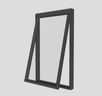 单窗上悬窗SU模型下载_sketchup草图大师SKP模型