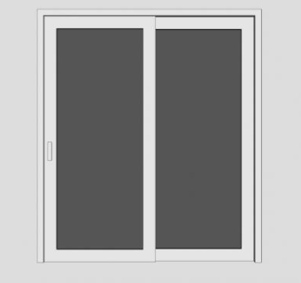窗户玻璃窗SU模型下载_sketchup草图大师SKP模型
