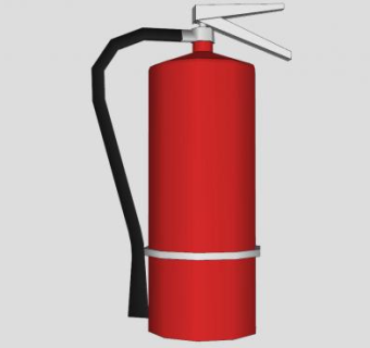 消防灭火器SU模型下载_sketchup草图大师SKP模型