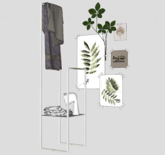 陈设品装饰画SU模型下载_sketchup草图大师SKP模型