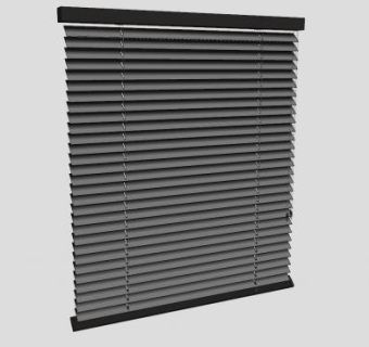 手动式百叶窗帘SU模型下载_sketchup草图大师SKP模型