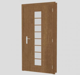 现代室内门SU模型下载_sketchup草图大师SKP模型