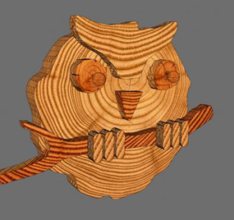 猫头鹰装饰SU模型下载_sketchup草图大师SKP模型