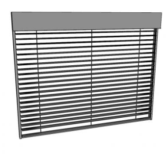 百叶窗SU模型下载_sketchup草图大师SKP模型