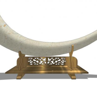 象牙工艺品SU模型下载_sketchup草图大师SKP模型