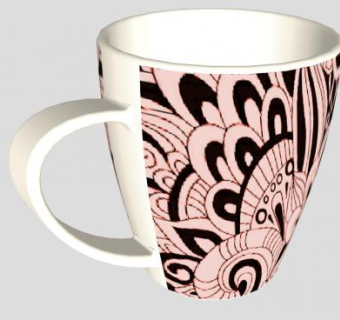 咖啡杯子SU模型下载_sketchup草图大师SKP模型