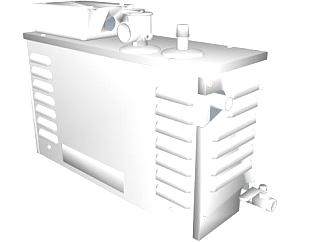 私人蒸汽浴室蒸汽发生器SU模型下载_sketchup草图大师SKP模型