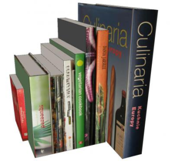 书本书籍摆放SU模型下载_sketchup草图大师SKP模型