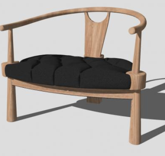 交椅子SU模型下载_sketchup草图大师SKP模型