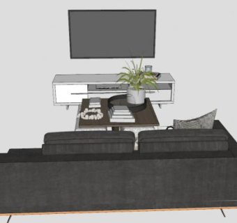 蜡烛吊灯灯具SU模型下载_sketchup草图大师SKP模型
