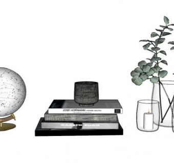 大象头装饰墙饰SU模型下载_sketchup草图大师SKP模型