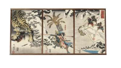 日式装饰画SU模型下载_sketchup草图大师SKP模型