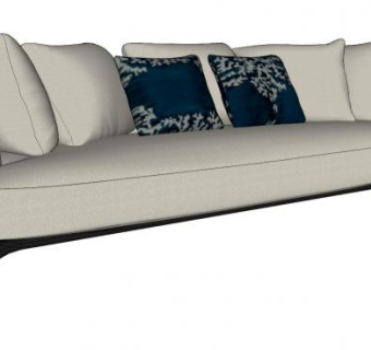 沙发家具简约型SU模型下载_sketchup草图大师SKP模型