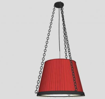 简约小吊灯灯具SU模型下载_sketchup草图大师SKP模型