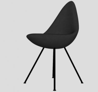 单座坐凳子家具SU模型下载_sketchup草图大师SKP模型