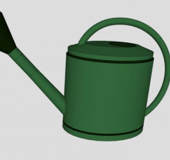 淋花浇水壶SU模型下载_sketchup草图大师SKP模型