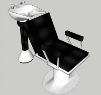 现代洗头椅SU模型下载_sketchup草图大师SKP模型
