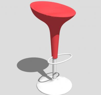 吧台椅高脚椅SU模型下载_sketchup草图大师SKP模型