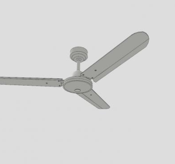 风扇吊扇SU模型下载_sketchup草图大师SKP模型
