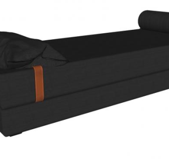 简单直沙发床SU模型下载_sketchup草图大师SKP模型