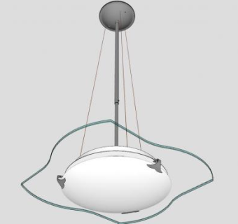现代家居创意吊灯SU模型下载_sketchup草图大师SKP模型