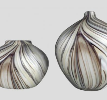 花瓶工艺品摆件陈设SU模型下载_sketchup草图大师SKP模型