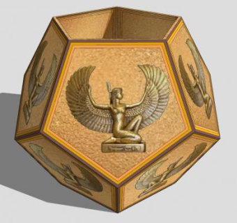 多面体容器花瓶SU模型下载_sketchup草图大师SKP模型