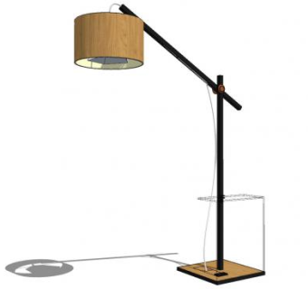 室内落地灯SU模型下载_sketchup草图大师SKP模型